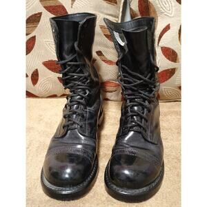 Corcoran 1500 Black Leather 10" Jump Boots Men's 9.5D Vtg Paratrooper Boots